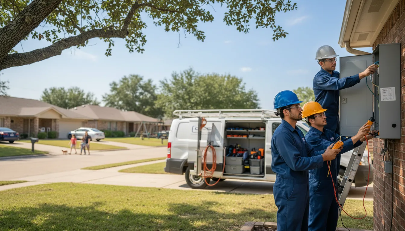Certified electrician providing emergency electrical services in Diagonal, IA